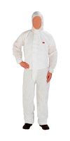 3M 7000088989 Protective Coverall Suit, SMS Polypropylene, Green/White, XX Large, 4520 Series