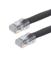 L-COM TRD524HF-BLK-100F Ethernet Cable, Cat5e, RJ45 Plug to RJ45 Plug, UTP (Unshielded Twisted Pair), Black, 30.5 m
