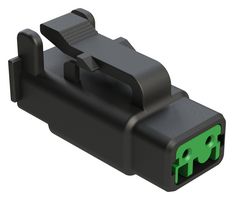 AMPHENOL SINE/TUCHEL ATMH06-2SC Automotive Connector Housing, ATM Series, Plug, 2 Positions, Amphenol ATMH Series Socket Contacts