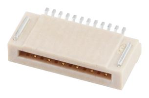 MOLEX 51281-1298 FFC / FPC Board Connector, 0.5 mm, 12 Contacts, Easy-On 51281 Series, Solder, Top, Bottom, 1 Row