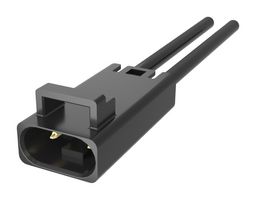 AMPHENOL COMMUNICATIONS SOLUTIONS FLHA2P008C0 Cable Assembly, Mini, Wire to Board Receptacle to Free End, 2 Positions, 2.5 mm, 1 Row, 3 m