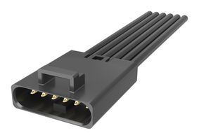 AMPHENOL COMMUNICATIONS SOLUTIONS FLHA6P008C0 Cable Assembly, Mini, Wire to Board Receptacle to Free End, 6 Positions, 2.5 mm, 1 Row, 3 m