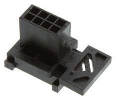 MOLEX 44300-0800 Connector Housing, Black, Micro-Fit BMI 44300 Series, Plug, 8 Positions, 3 mm
