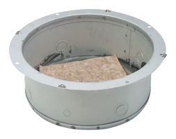 ATLAS SOUND 95-8 Loudspeaker Enclosure, Round, Recessed, Black, 8 " Loudspeakers, 4.25 " Depth