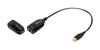 IOGEAR GUCE62 USB Extender, USB 2.0, BoostLinq Ethernet, Plug-N-Play, 164 ft