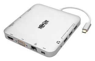 EATON TRIPP LITE U442-DOCK2-S USB-C DUAL DOCK, HDMI, VGA, MINI DP, USB