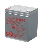 CSB BATTERY OF AMERICA HR1227WF2 Batería Recargable, 12 V, Plomo y Ácido, Conexión Rápida, 1