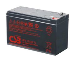 Rechargeable Battery, 12 V, Lead Acid, Quick Connect, 1