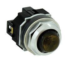 IDEC APD122DNUY LED Panel Mount Indicator, Yellow, 24 V, 30 mm, 11 mA
