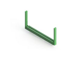 EDAC 307-029-447-168 Card Edge Connector, Single Side, 1.57 mm, 29 Contacts, Through Hole Mount, Straight