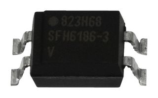 VISHAY SFH6106-3X001T Optocoupler, 1 Channel, Surface Mount DIP, 4 Pins, 60 mA, 5.3 kV, 100 %