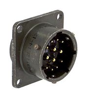 ITT CANNON MS3112E12-8P Circular Connector, MIL-DTL-26482 Series I, MS3112 Series, Box Mount Receptacle, 8 Contacts