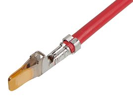 MOLEX 217483-2222 Cable Assembly, Mini-Fit Sr. Crimp Pin to Free End, 5.9 ", 150 mm, Mini-Fit Sr. OTS 217483 Series