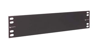 L-COM PR35BLK 19" RACK BLANKING PANEL, 2U, STEEL, BLK