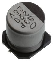 NICHICON UUX1E221MNL1GS SMD Aluminum Electrolytic Capacitor, Radial Can - SMD, 220 µF, 25 V, 2000 hours @ 85°C, Polar