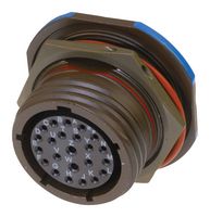 AMPHENOL AEROSPACE D38999/24WE6SN Circular Connector, MIL-DTL-38999 Series III, DS38999/24 Series, Jam Nut Receptacle, 6 Contacts