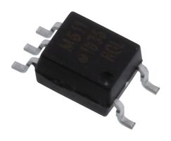 BROADCOM HCPL-M611-500E Optocoupler, 1 Channel, 3.75 kV, 10 Mbaud, SOIC, 5 Pins