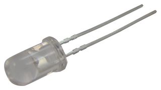 BROADCOM HLMP-EG3G-VX0DD LED, Red, Through Hole, T-1 3/4 (5mm), 20 mA, 2.1 V, 626 nm