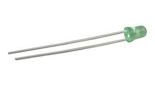 BROADCOM HLMP-Y502-F0000 LED, Green, Through Hole, 3mm, 20 mA, 2.2 V, 573 nm