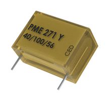 KEMET PME271YA4100MR30 Safety Capacitor, Metallized Paper, Radial Box - 2 Pin, 1000 pF, ± 20%, Y2, Through Hole