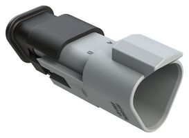 AMPHENOL SINE/TUCHEL AT04-3P-SR01GRY Automotive Connector Housing, Grey, AT Series, Receptacle, 3 Positions