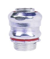 ABB - THOMAS & BETTS LT75-SC Conduit Connector, Straight, 3/4 ", Steel, Metallic, 48.26 mm