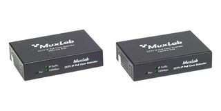 MUXLAB 500112 Extender Kit, LongReach, CCTV PoE IP Camera, 15.4 W, 300 m, Wall Mount