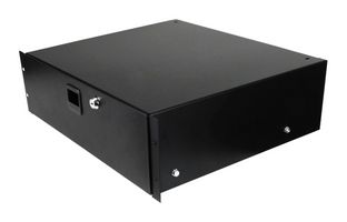 PENN ELCOM 3233 LK Enclosure Accessory, 3U, Rack Drawer, Racks and Cabinets, Steel, Black, 133.4 mm, 437 mm