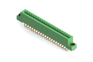 EDAC 333-020-558-103 Card Edge Connector, Single Side, 1.57 mm, 20 Contacts, Through Hole Mount, Right Angle