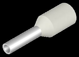 IDEC S3TL-H075-14WW Wire Ferrule, Single Wire, 18 AWG, 0.75 mm², 8 mm, White, S3TL Series