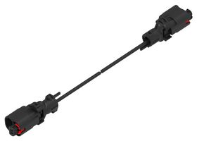 TE CONNECTIVITY 2362353-2 Conjunto de Cable, Wire to Board Receptacle to Wire to Board Receptacle, 2 Posiciones, 1 Hilera