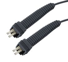 L-COM FOCB016024N01M Cable de Fibra Óptica, OM3 Multimodo, 2 Fibras, LC Dúplex a LC Dúplex, 3.3ft de Longitud