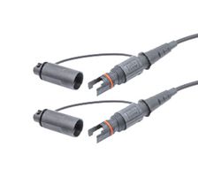 L-COM FOCB043015N01M Fiber Optic Cable, Singlemode, 1 Fiber, 5 mm, Mini-IP SC Simplex to Mini-IP SC Simplex, 3.3 ft