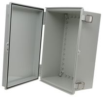 BUD INDUSTRIES PTQ-11153 Plastic Enclosure, Multipurpose, ABS, 358.39 mm, 249.93 mm, 149.86 mm, IP67