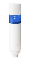 PATLITE LR6-102WCBW-B+FB295 Signal Tower, 1 Tier, Blue, Off White Body, 88 dB, 12 Pin M12 Connector, 4 Tone, 24 VDC