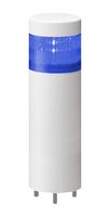 PATLITE LR6-102WMNW-B+FB295 Signal Tower, 1 Tier, Blue, Off White Body, 12 Pin M12 Connector, 24 VDC