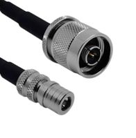 SIRETTA ASMQM1000ZG058L11 RF / Coaxial Cable Assembly, Low Loss, 6GHz Frequency, 32.8 ft, 10 m, SLL200, QMA Plug, TNC Plug