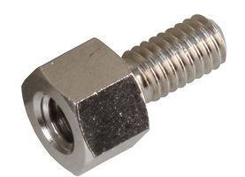 ETTINGER 005.14.053 Standoff, Brass, M4, Hex Male-Female, 5 mm, 13 mm