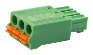 PHOENIX CONTACT 1745904 Pluggable Terminal Block, 3.81 mm, 3 Positions, 24 AWG, 16 AWG, 1.5 mm², Push In