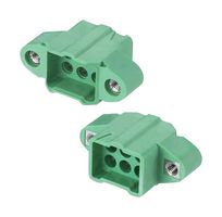HARWIN M300-3240696M1. Connector Housing, Black / Green, M300 Series, Plug, 6 Positions, 3 mm