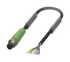 PHOENIX CONTACT 1404178 Sensor Cable, M8 Plug, Free End, 8 Positions, 1.5 m, 4.9 ft