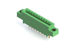 EDAC 333-009-500-608 Card Edge Connector, Single Side, 1.57 mm, 9 Contacts, Panel Mount, Straight