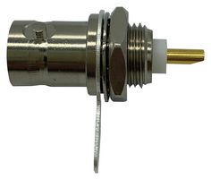 MULTICOMP PRO MP007943 Conector Coaxial / RF, BNC Coaxial, Jack Pasamuro Recto, Soldable, 50 ohm, Beryllium Copper Alloy