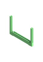 EDAC 337-019-500-158 Card Edge Connector, Single Side, 1.57 mm, 19 Contacts, Panel Mount, Straight