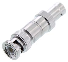L-COM LCAT7437-8 RF Fixed Attenuator, BNC Plug to BNC Jack, 8 dB, DC to 4GHz, 2 W, 50 ohm, Brass