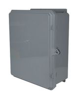 L-COM NBPC201608 Plastic Enclosure, Wall Mount, Polycarbonate, 591.82 mm, 482.6 mm, 238.76 mm, IP68