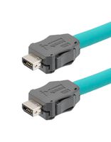 L-COM TRGIX601IN-TEL-5M Cable Ethernet, Cat6a, Tipo A IX Macho a Tipo A IX Macho