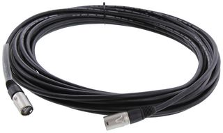 L-COM TRG865-P6B-10M Sensor Cable, M12 Receptacle, RJ45 Plug, 8 Positions, 10 m, 32.8 ft, TRG865-P6B Series