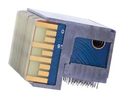 AMPHENOL AEROSPACE RVPX-RP116DM1 Connector, Daughtercard, VITA 46, RVPX Series, 112 Contacts, 1.8 mm, Plug, Press Fit, 7 Rows