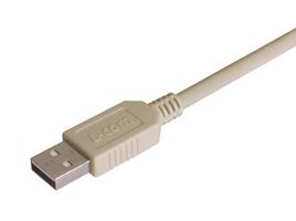 L-COM CSMUAA-3M Cable USB, Tipo A Macho a Tipo A Macho, 3 m, 9.8 ft, USB 2.0, Gris claro
